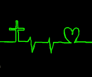 300x250 Crossheart Rate Monitorheart Drawing - Heart Monitor Drawing