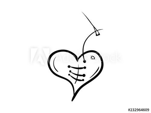 Heart Outline Drawing at PaintingValley.com | Explore collection of ...