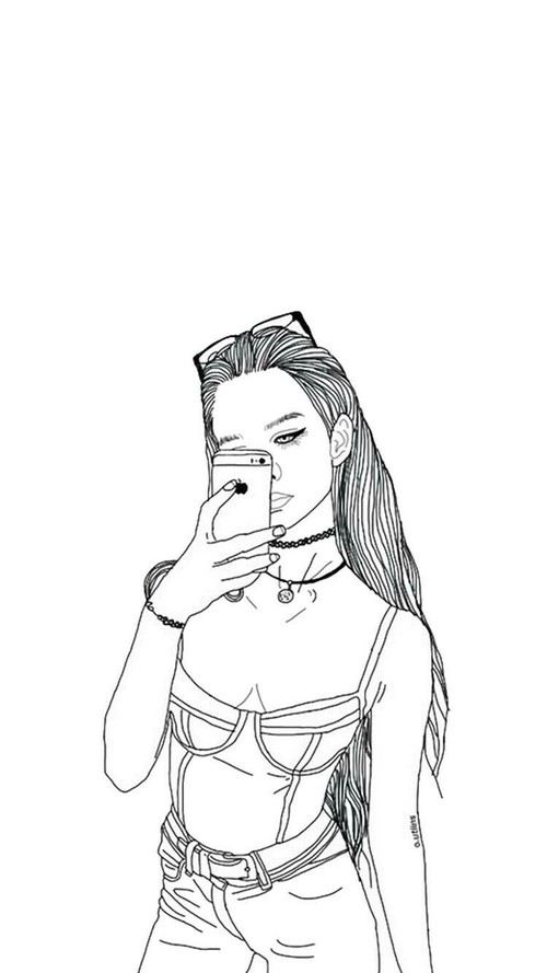 500x889 Outline Drawing Discovered - Heart Outline Drawing