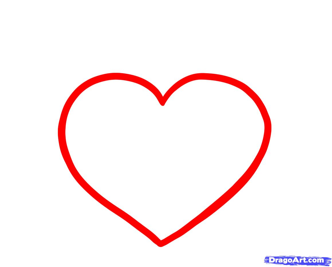 1159x934 How To Draw A Heart Lock, Heart Lock Tattoo, Step - Heart Shape Drawing