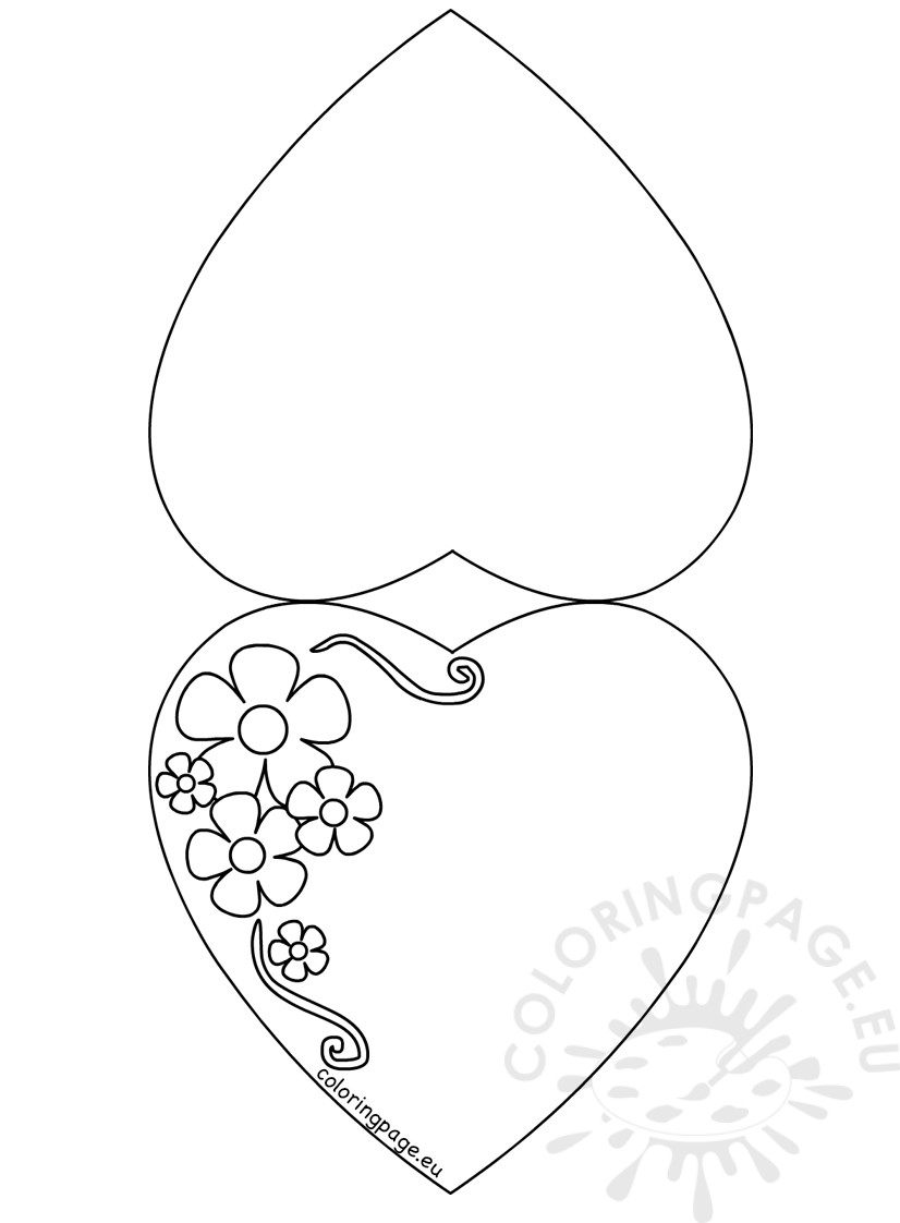 826x1122 Heart Shaped Mandala Coloring Pages Printable Coloring - Heart Shape Line Drawing