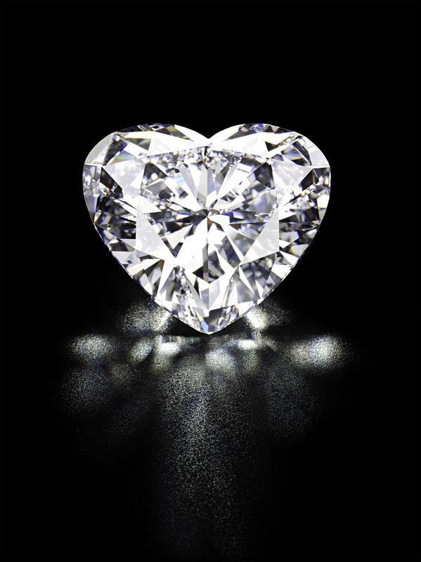 599x800 heart shaped diamond leads the show - Heart Shaped Diamond Drawing