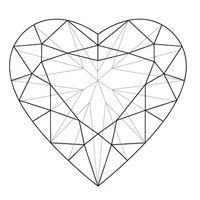 200x200 Lets Go To Panda Pop Generator Site! - Heart Shaped Diamond Drawing