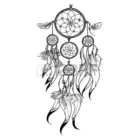 Heart Shaped Dream Catcher Drawing at PaintingValley.com | Explore ...