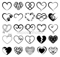 236x224 Heart Tattoo Designs Free Download Clip Art - Heart Tattoo Drawing