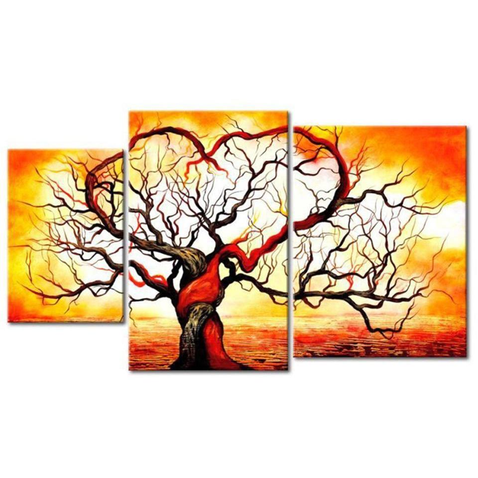 960x960 Heart Tree - Heart Tree Drawing