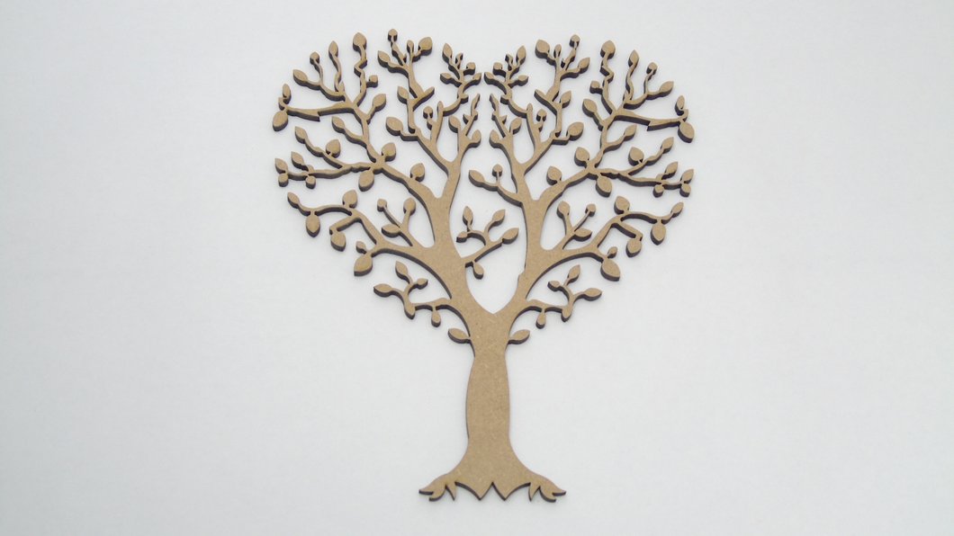 1060x596 Heart Tree With Roots Craft Heaven - Heart Tree Drawing
