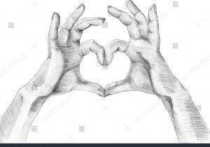 300x210 heart with hands drawing deadpool making heart shape with hands - Heart With Hands Drawing
