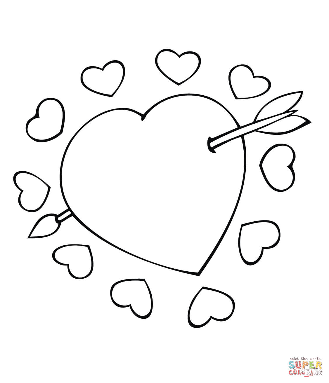 1126x1310 Heart With Thorns Printable Coloring - Heart With Thorns Drawing