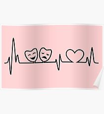 210x230 heartbeat drawing posters redbubble - Heartbeat Drawing