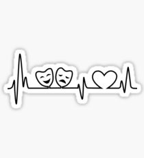 210x230 heartbeat drawing stickers redbubble - Heartbeat Drawing