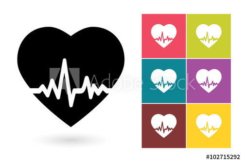 500x334 heartbeat icon or heartbeat drawing symbol heartbeat vector - Heartbeat Drawing
