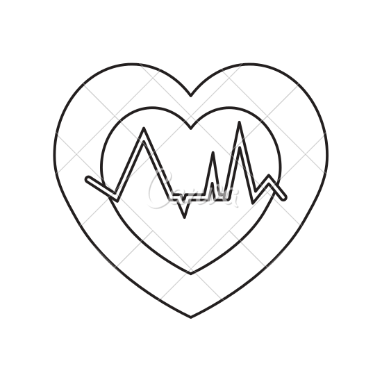 550x550 collection of free heartbeat drawing ekg download on ui ex - Heartbeat Drawing