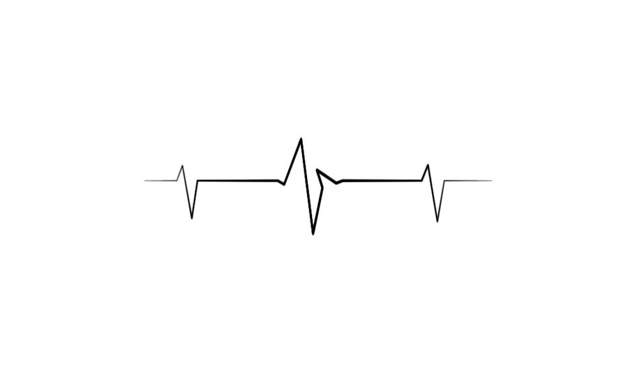 900x540 Heartbeat Png Hd Transparent Heartbeat Hd Images - Heartbeat Line Drawing
