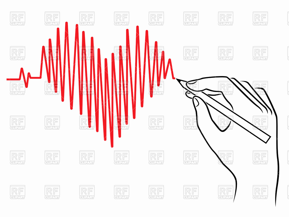 Heartbeat Line Drawing at Explore collection of