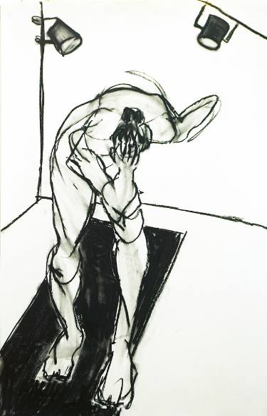 375x584 Heartbreak Drawing - Heartbreak Drawings