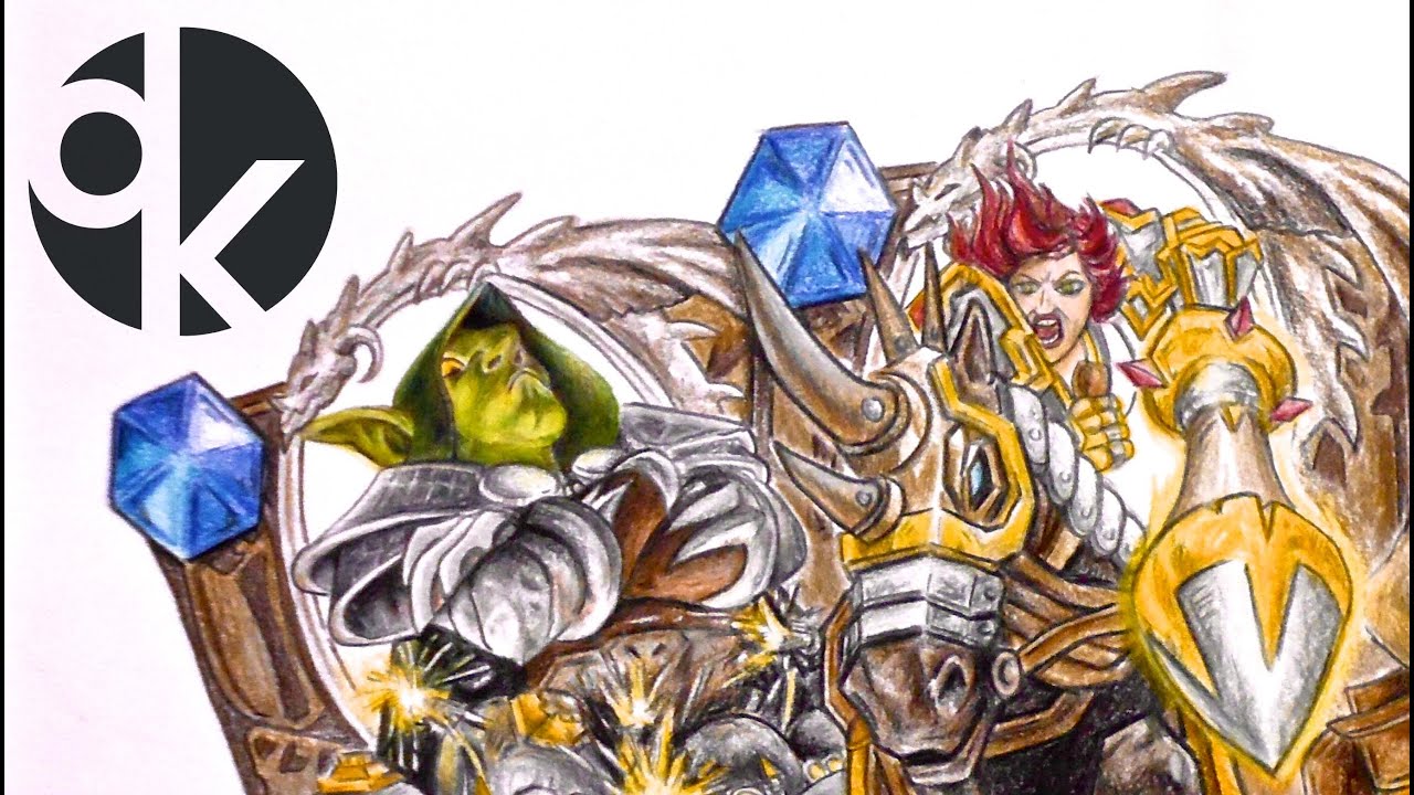 1280x720 Hearthstone Speed Art Drawing - Hearthstone Drawing
