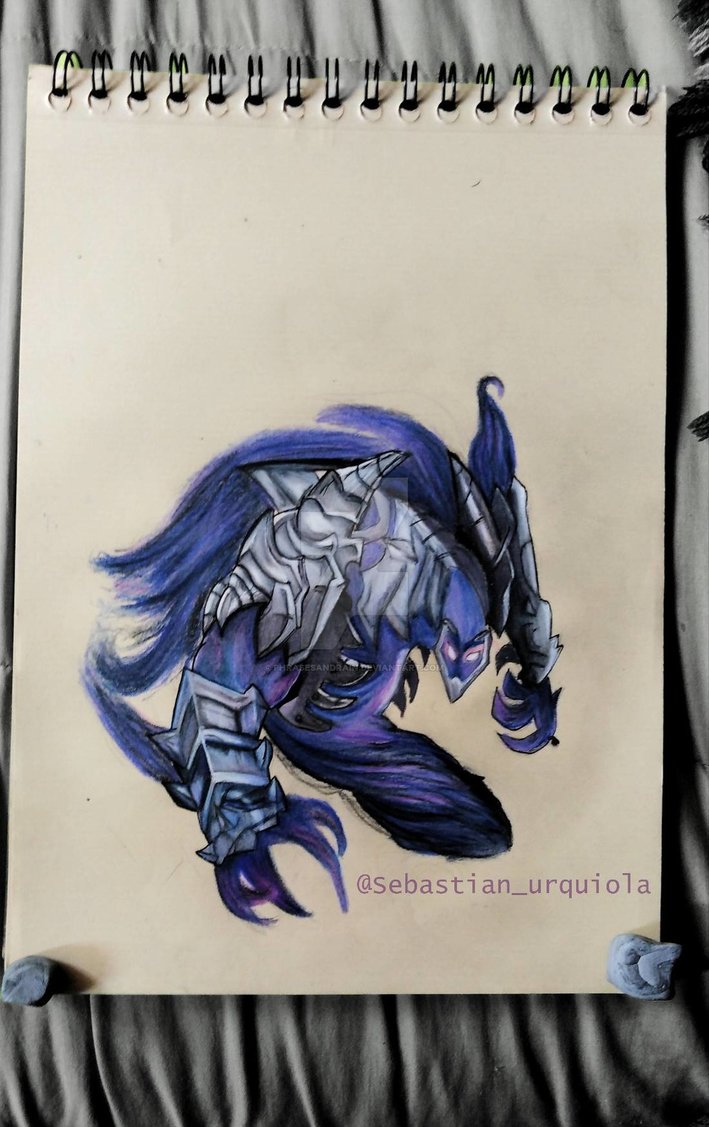 709x1127 The Darkness - Hearthstone Drawing