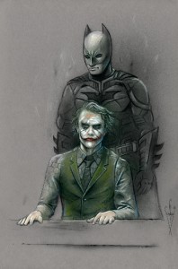 198x300 batman joker drawing - Heath Ledger Joker Drawing