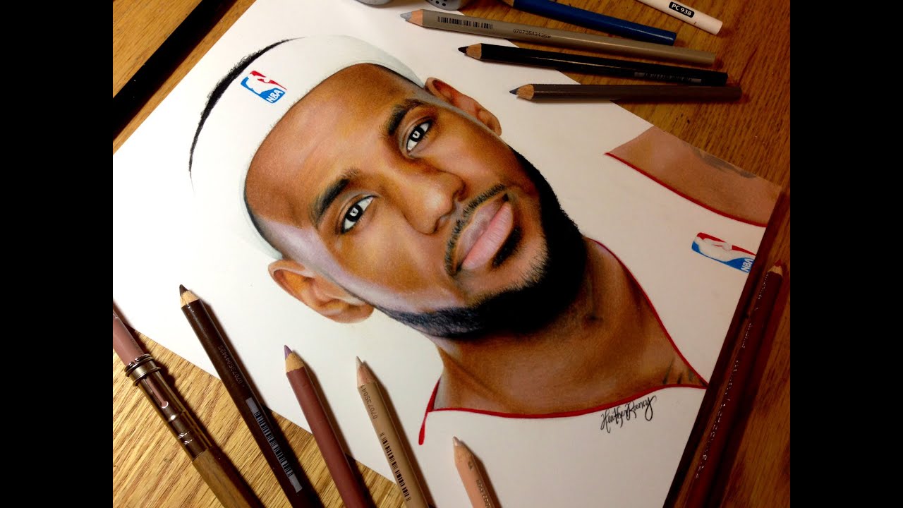1280x720 drawing lebron james - Heather Rooney Drawings