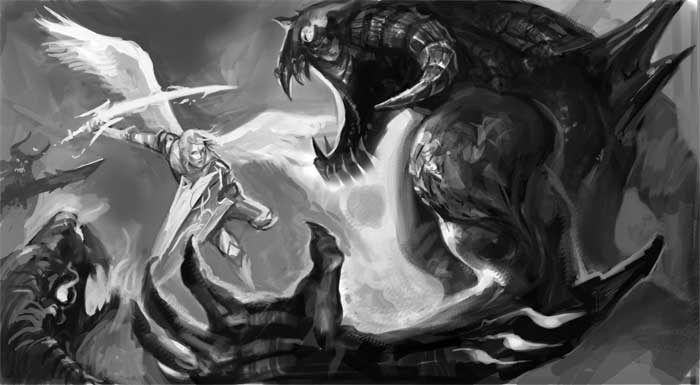 700x385 grace liu's practice blog heaven vs hell wip - Heaven And Hell Drawing