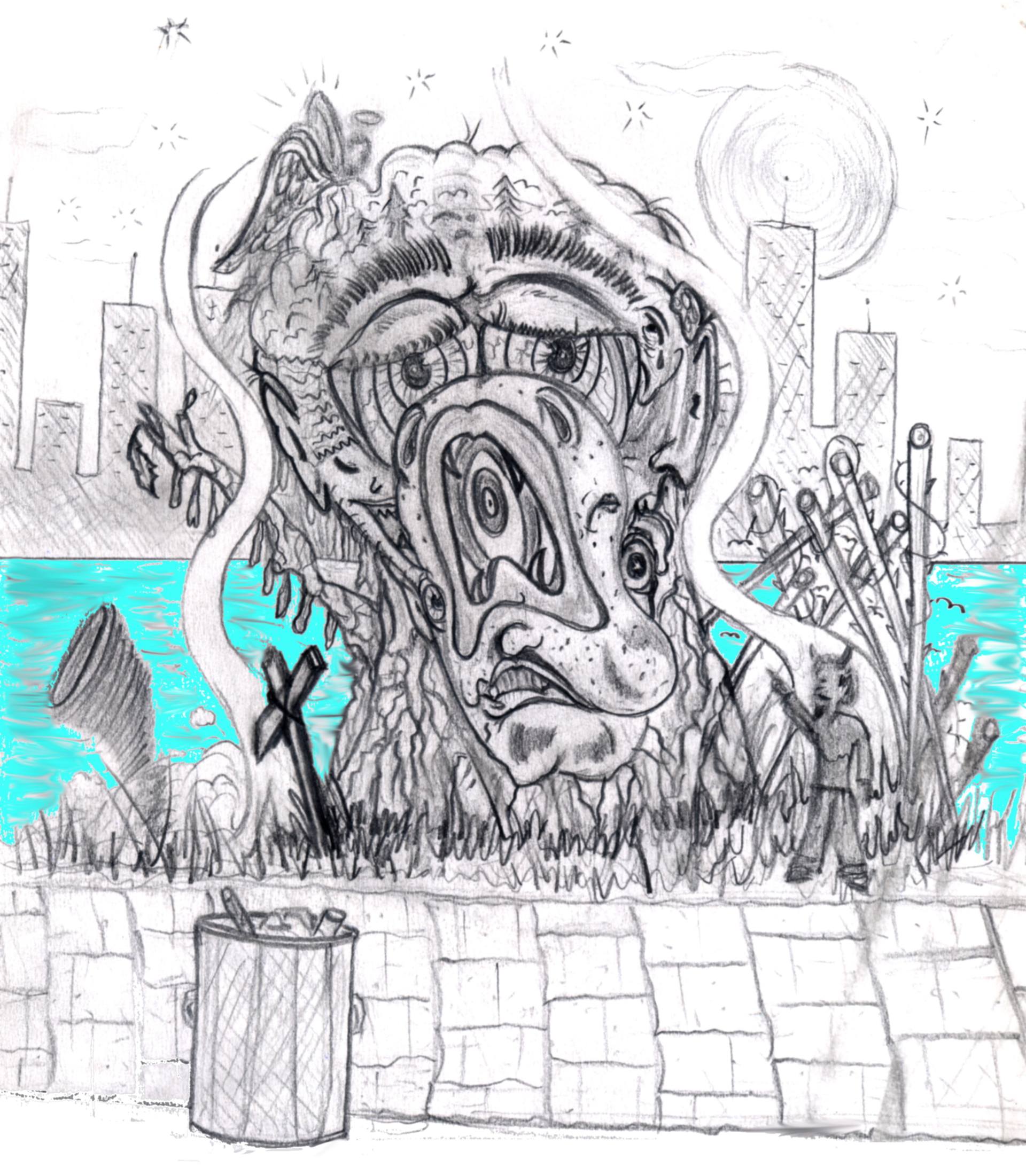 1920x2202 heaven and hell drawing - Heaven And Hell Drawing