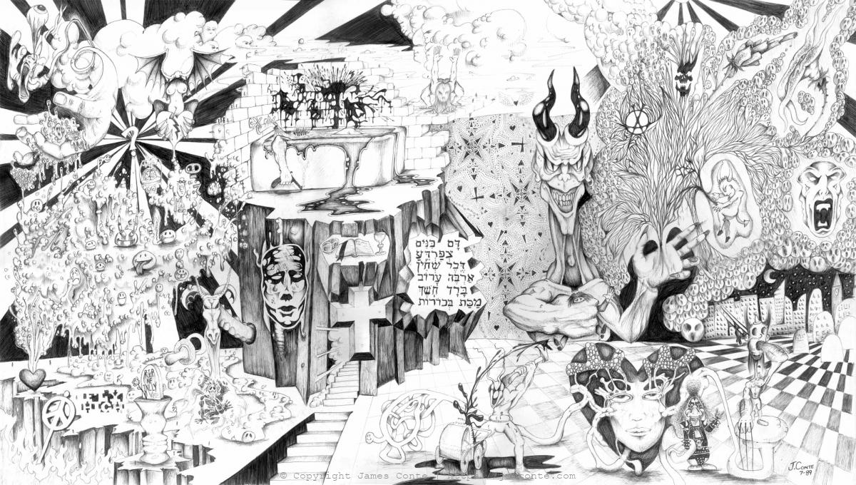 1200x680 between heaven and hell - Heaven And Hell Drawing
