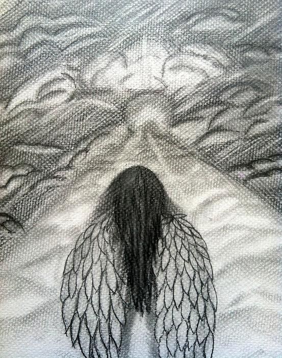 553x700 On The Way Canvas Print Canvas Art - Heaven Drawing