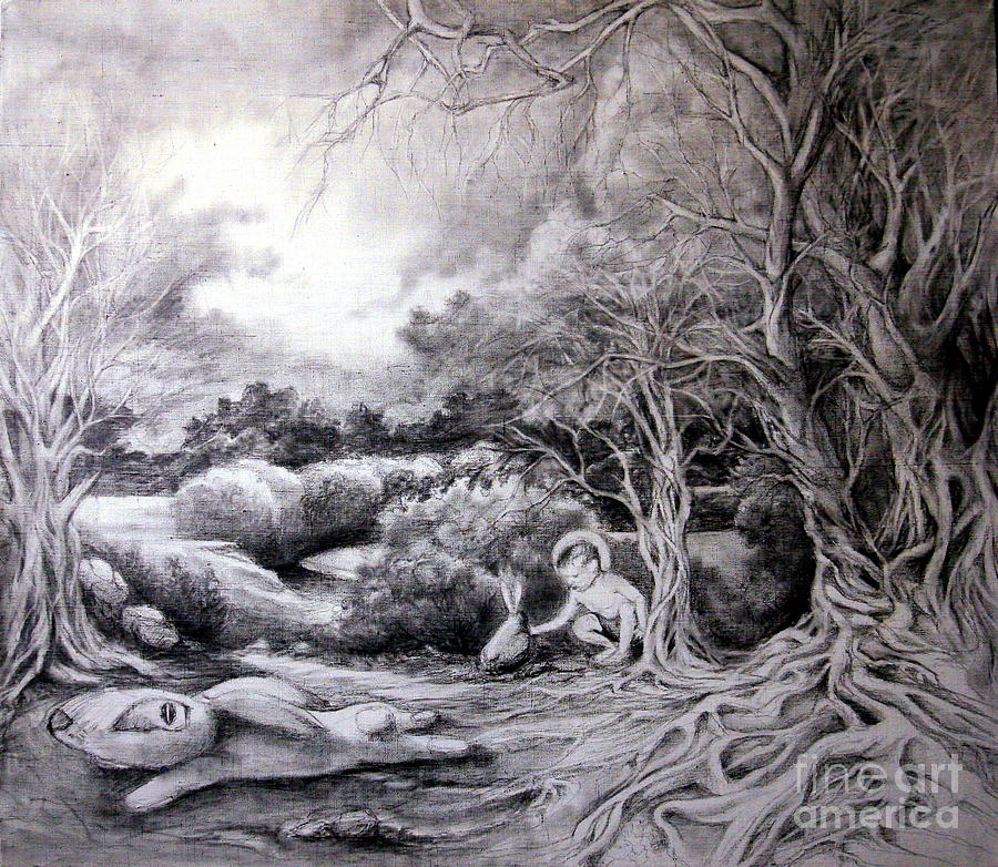 900x782 Adam In Heaven Drawing - Heaven Drawing