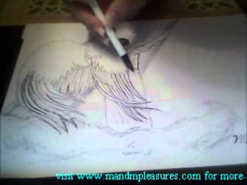 480x360 Angel From Heaven Drawing - Heaven Drawing