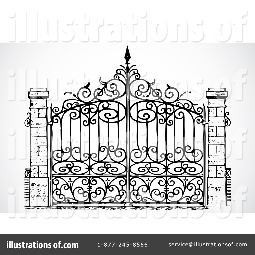 1024x1024 Golden Gate Clipart Heaven - Heaven Gates Drawing