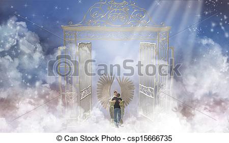 450x281 heaven's gate the pearly gates are welcoming - Heaven Gates Drawing
