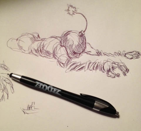 480x448 heavenly drawings derek hess - Heavenly Drawings