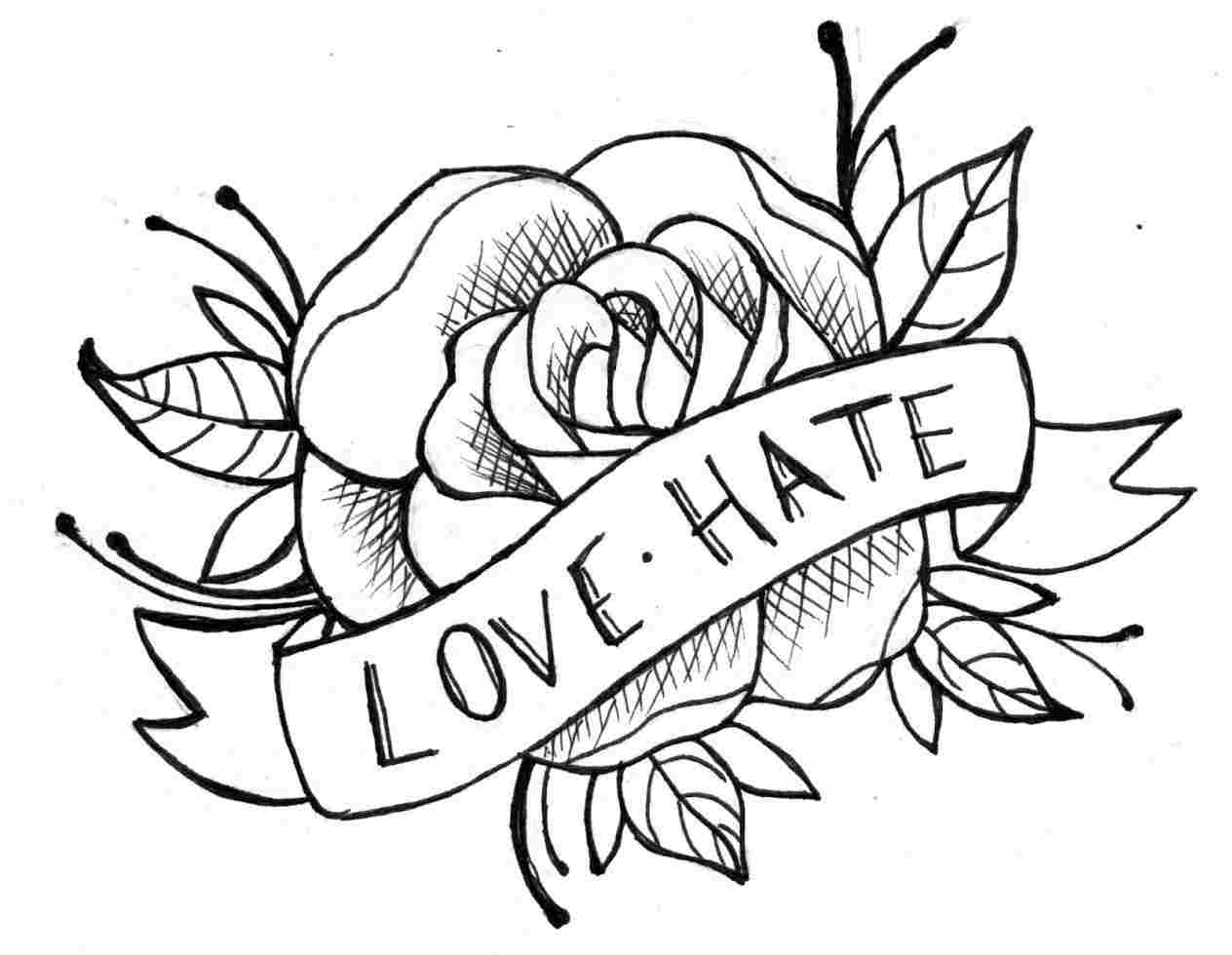 1264x980 pin flower drawing ideas - Heavenly Drawings