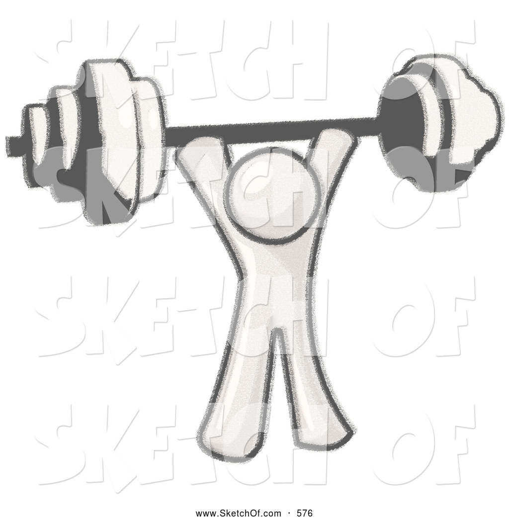 1024x1044 barbell drawing heavy for free download - Heavy Drawing