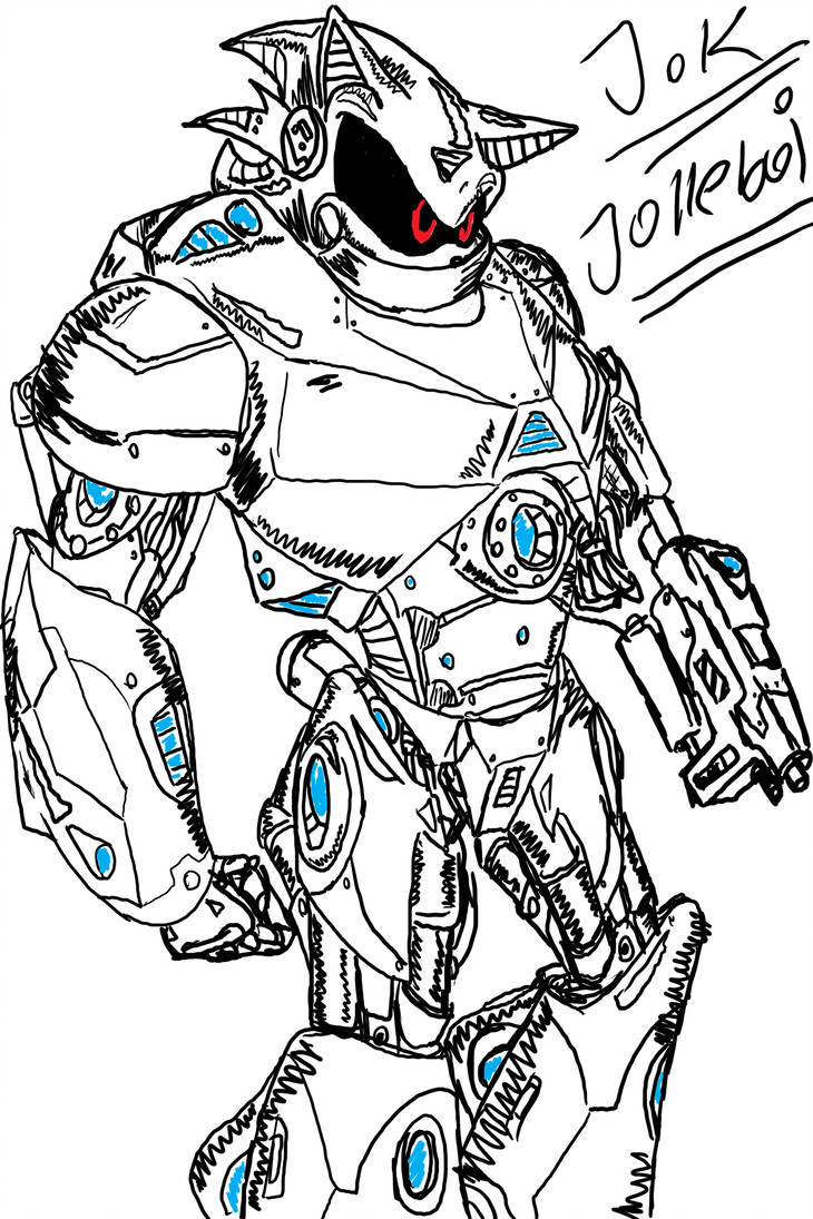 730x1095 heavy metal sonic quick draw - Heavy Metal Drawings