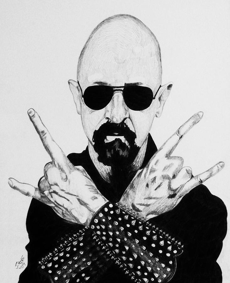 732x900 Metal Drawing - Heavy Metal Drawings