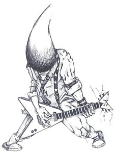 228x300 The Throes Of Perdition Drawing - Heavy Metal Drawings