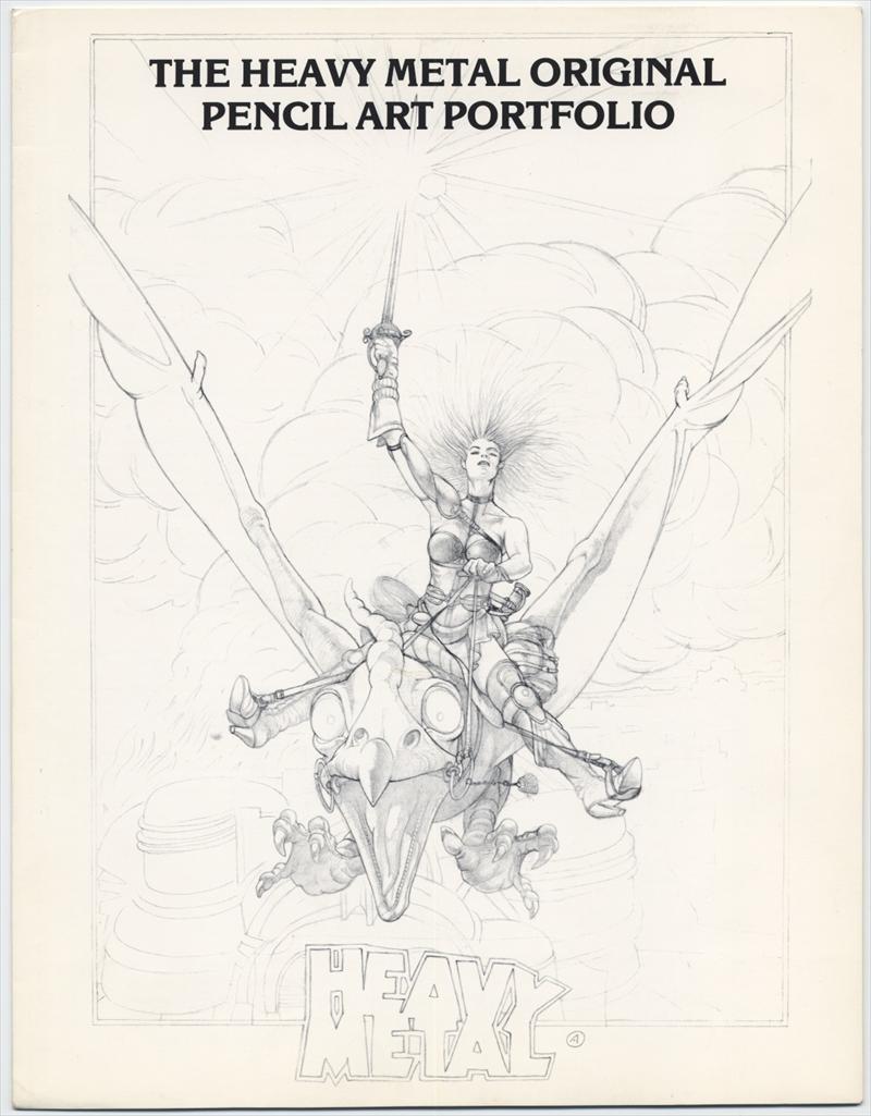 800x1025 heavy metal original pencil art - Heavy Metal Drawings