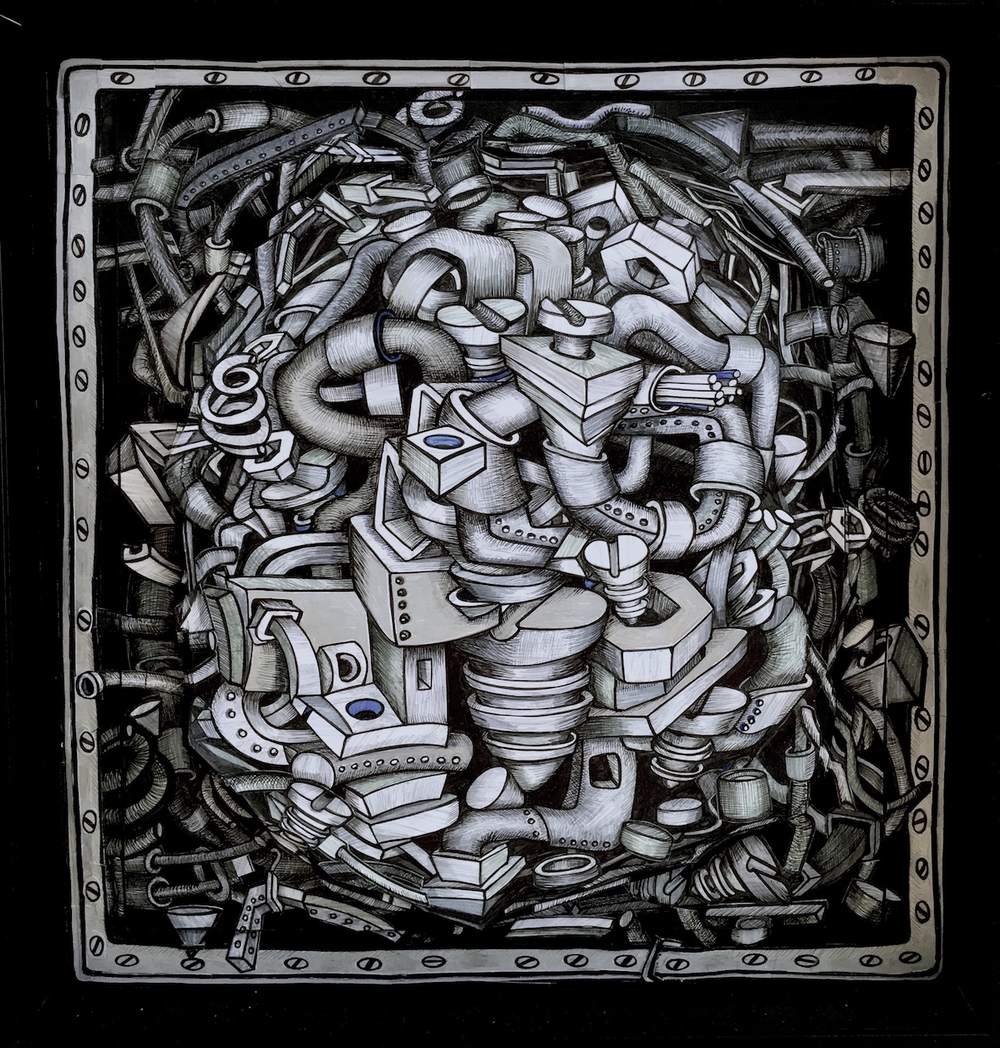 1000x1048 Drawings Art Of Rashmi - Heavy Metal Drawings