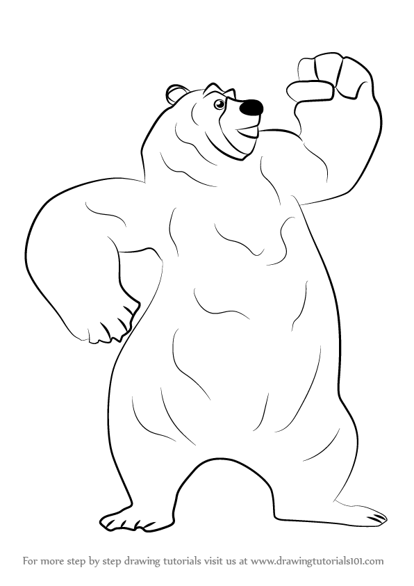 596x843 Learn How To Draw Vincent From Over The Hedge - Hedge Drawing