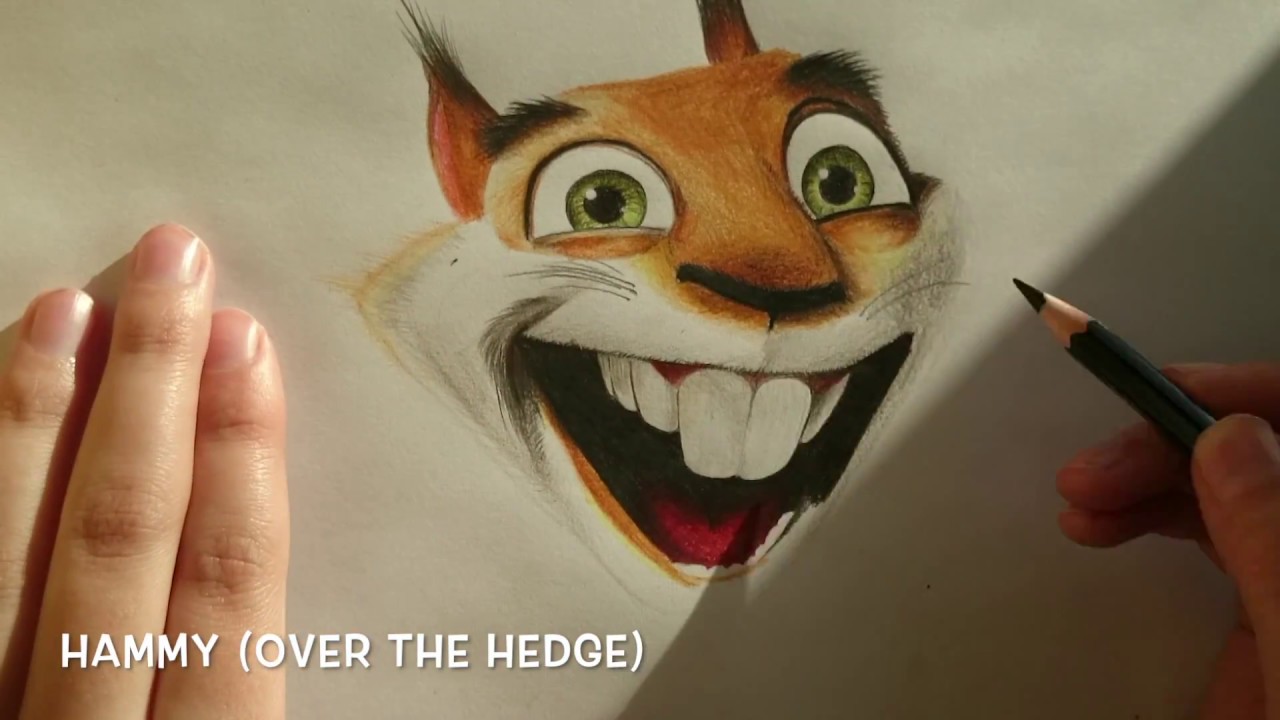 1280x720 Let's Draw Hammy - Hedge Drawing