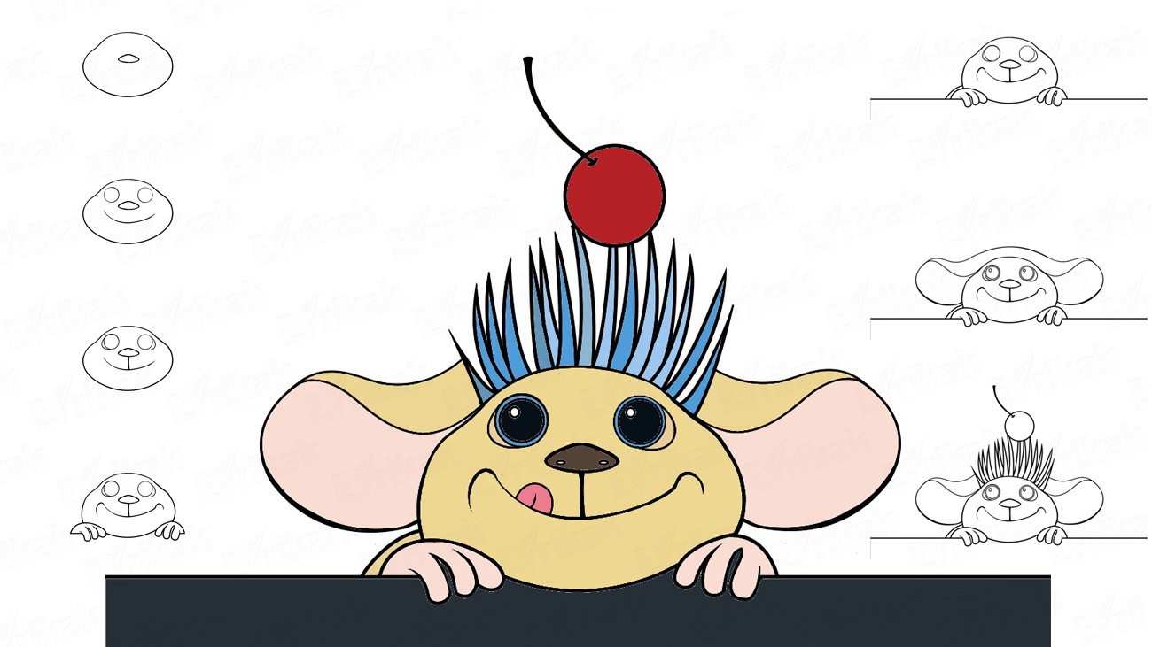 1300x731 How To Draw Bobby The Hedgehog Using A Pencil - Hedgehog Cartoon Drawing