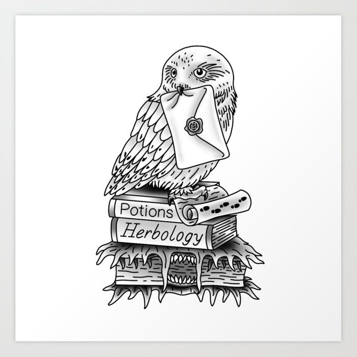Hedwig Drawing at PaintingValley.com | Explore collection of Hedwig Drawing