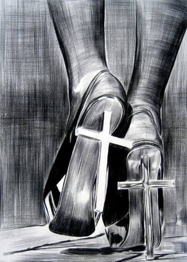 375x526 high heels drawing - Heels Drawing