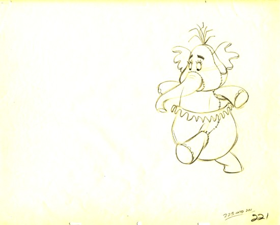 550x442 Heffalump From Winnie The Pooh - Heffalump Drawing