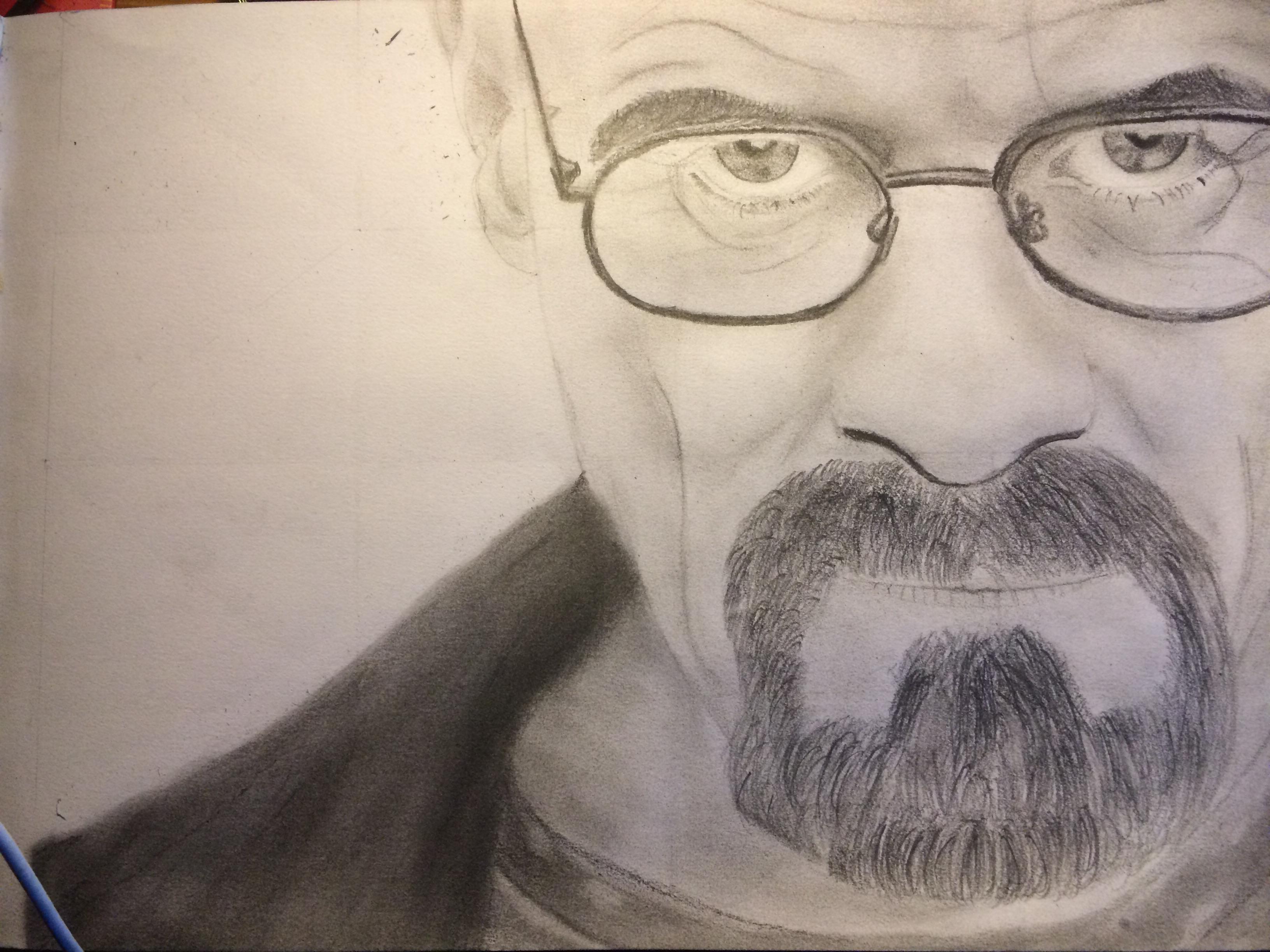 3264x2448 thought i'd share a drawing of heisenberg i did five years ago - Heisenberg Drawing