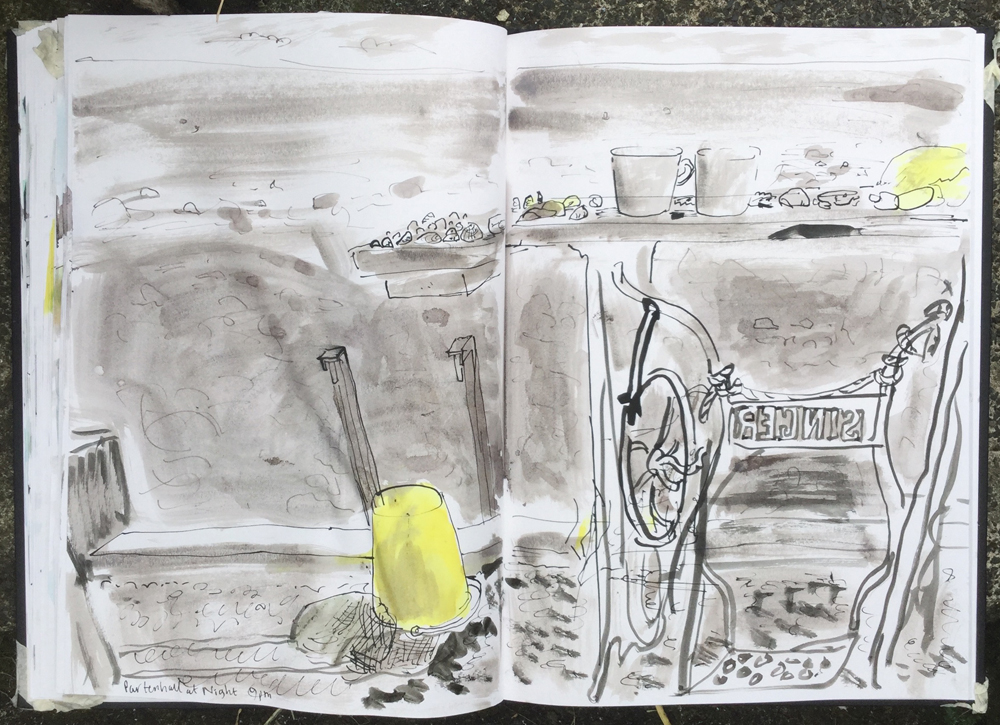 1000x725 don't use an open jar of ink as a paper weight helen stephens - Helen Drawing