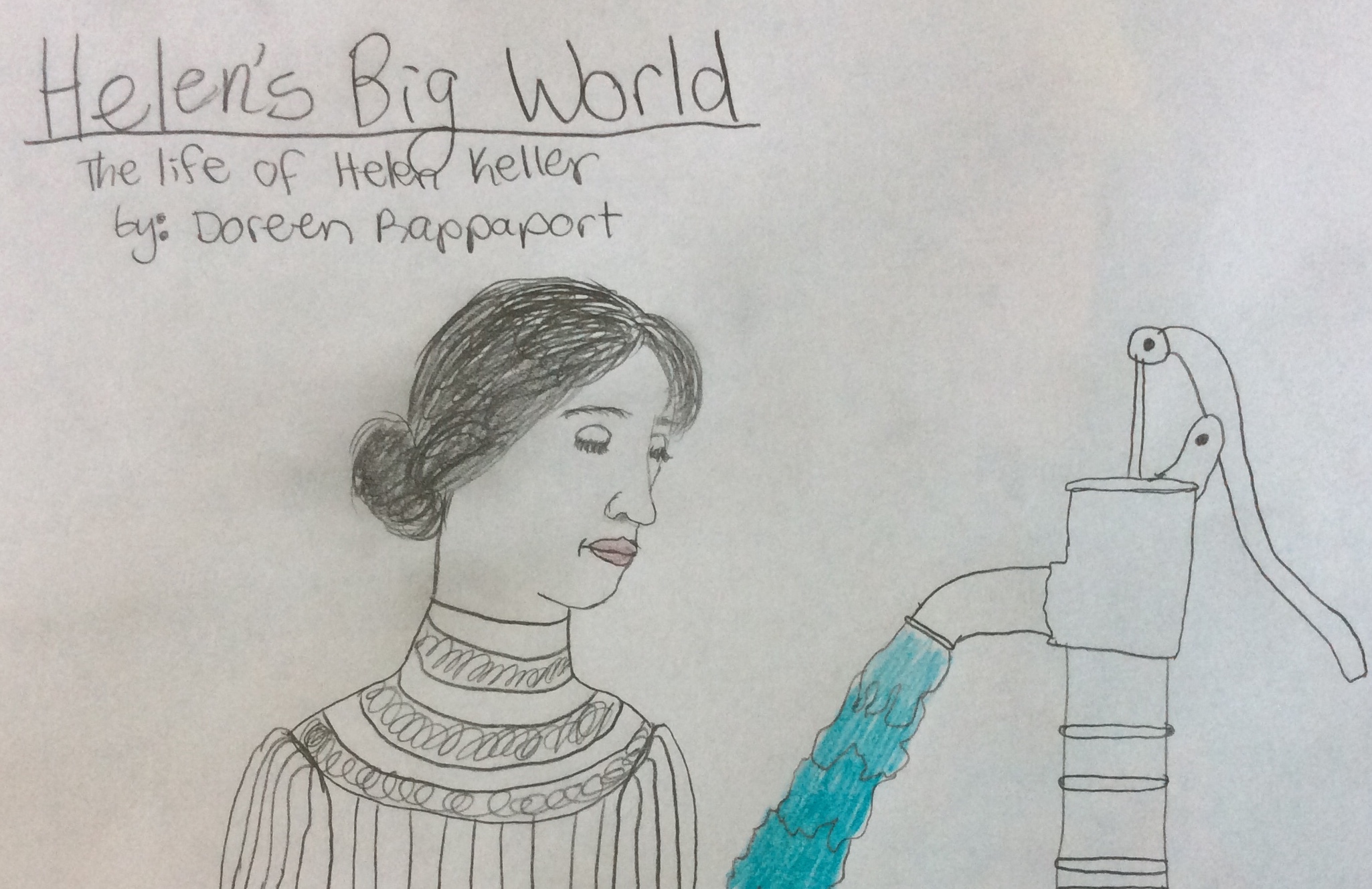 2050x1329 Helen's Big World The Life Of Helen Keller Romanian Nights - Helen Keller Drawing