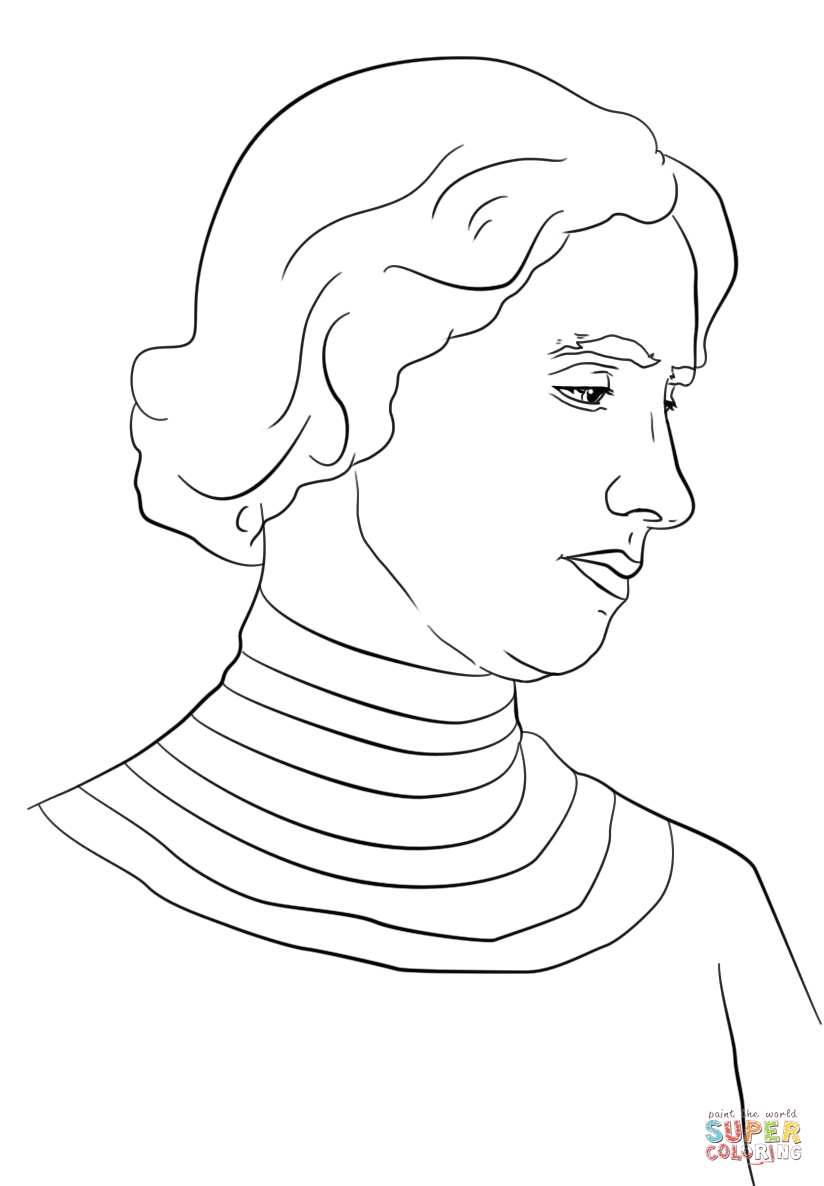 Helen Keller Cartoon Drawing